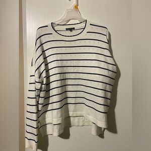 Adrianna papell crocheted detail sweater